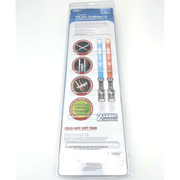 Twin Star Sabers Remote Sword Extensions (Wii) - NEW - Sealed (dreamGear, 2005) - Picture 2 of 3